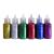 BAZIC Products 6 Color Glitter Glue Set 20 Milliliter Bottles - Classic Colors - Green, Gold, red, Silver, Blue, and Purple