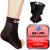 gr8ful Plantar Fasciitis Socks | Support Sleeves with 24/7 Compression & Treatment for Foot Arch Heel Fascia & Achilles Tendonitis Men/Women Pain Relief Night Splint Sock | Black 1 Pair S/M S/M (1 Pair)