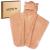 Moyo Baby Badeponcho with Bear ears in powder I poncho children bath towel for 0-3 years I soft baby poncho from 100% frote cotton i washable baby hooded towel i poncho towel in 68x56cm powder bear ears