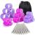 33 Pcs Hair Rollers set  Self Grip Hair Rollers for Long Medium Short Hair  Jumbo Large medium Hair Curlers (22 Velcro Rollers + 10 Stainless steel Clip +1 Storage Bag)