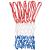 Spalding Basketball Net All Weather Red/White/Blue 1