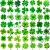 FANRUI 48 PCS 3D Shamrock Temporary Tattoos For Kids Adults Irish Party Favor Accessories  St. Patrick's Day Tattoos Stickers Women Men  Saint Patricks Day Tattoo Lucky Green Four Leaf Clover Decals