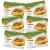 Kosher MRE Meat Meals Ready to Eat, Gluten Free Stuffed Chicken Breast Rice (6 Pack) Prepared Entree Fully Cooked, Shelf Stable Microwave Dinner  Travel, Military, Camping, Emergency Survival Food
