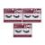 i-Envy Remy False Eyelashes 3D Collection Invisible Band 100% Human Hair Lashes (3 PACK) 1 Pair (Pack of 3) KREI5