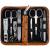 3 Swords Germany  manicure pedicure set kit (670) OSTRICH BROWN