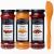 Jams & Preserves bundle includes St. Dalfour Fruit Spreads Strawberry Jam 284g Orange Raspberry Wooden spreader