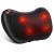 Shiatsu massager massage pillow for the neck shoulder back back massager with rotating massage heads with heat function for office at home Mother's Day gift dark