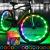 Brightz WheelBrightz LED Bike Wheel Lights  Pack of 2 Tire Lights  Bright Colorful Bicycle Light Decoration Accessories  Bike Wheel Lights Front and Back for Riding at Night  Fun for Kids & Adults Color Morphing
