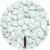 One -in chocolate heart 500g approx. 245 pcs gloss med.Guardian wedding chocolate chocolate lenses dark baptism heart candy bar candy wedding almond baptismal tanks heart drages white 500 g (1 Pack)