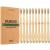 VIVAGO Bamboo Toothbrushes Medium Bristles 10 Pack - BPA Free Medium Bristles Toothbrushes for Adults | Eco-Friendly Compostable & Biodegradable Toothbrush | Natural Wooden Toothbrushes