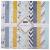 Scrapbook Customs 37495 Themed Paper Scrapbook Kit, Navy Mustard 1