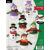 Bucilla  Snow Much Fun Set of 6 Felt Applique Ornament Making Kit  Perfect for DIY Needlepoint Arts and Crafts  89492E