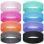 8 Pieces Sweatbands Non Slip Headbands Stretchy Running Sports Headband Workout Headband Grip Silicone Yoga Hair Band Elastic Exercise Hair Wrap for Women Men Assorted Solid Colors