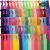 200 Pieces Elastic Knotted Hair Ties Colorful Ribbon Hair Bands No Crease Ponytail Holders Multicolor Fold Over Hair Accessories for Women Girls