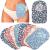 8 Pieces Stretchy Bag Cover Washable Pouch Liner for Women Men Lightweight Pouch Cover Protective Bags with Round Opening Care Protector Shower Wraps Cover Odor Reducing