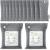 Clevast Bamboo Charcoal Air Purifying Bags(2x200g, 12x50g) Activated Natural Home Odor Absorber, Deodorizer and Moisture Eliminator. Purifier for Closet, Shoe, Large Room. Car Air freshener. Pet Safe. 14 Piece Assortment