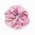 Embellished Sparkly Pink Crystal Scrunchie Hair Tie Ponytail Holder Accessory for Women