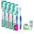 Gum Pro Soft Manual toothbrush |conical bristle |Non -slip ergonomic handle |Compact head |1 piece |4 x 1 piece (with 1 bonus sample)