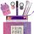 Prim and Pure Mineral Gift Set with Unicorn Mirror| Perfect for Play Dates & Birthday Parties | Kids Eyeshadow Makeup – Mineral Blush | Organic & Natural Makeup Kit for Kids| Made in USA (Purple)