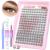 Wispy Lash Extension Kit 180Pcs Natural Cluster Lashes DIY Eyelash Extension Kit Fluffy C Curl Individual Lashes with Lash Bond and Seal and Lash Tweezers Lashes Individual Cluster by PHKERATA 9-12MM Wispy Kit