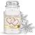 Yankee Candle scented candle in a glass (large) Snow In Love candle with a long burning time of up to 150 hours Snow in Love large candle