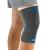 Mueller Sports Medicine FIR 4-Way Knee Support Sleeve  for Men and Women  Gray/Blue  M/L Medium/Large (Pack of 1)