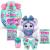 Rainbocorns Puppycorn Bow Surprise Puppycorn Series 3 Rufus the Husky - Collectible Plush - 5 Layers of Surprises Peel and Reveal Heart Stickers Slime Ages 3+ (Husky) (Husky) Rufus