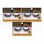 i-ENVY Luxury Mink Collection False Eyelashes 100% Real Mink Glamorous Eye Look Lashes Maximum Fluffiness 3D Multi-Curl Angle (3 Pack)