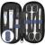 Manicure Set Solingen - comparison winner with top/performance - Art leather case handy and soft - 7 -part nail set for women and gentlemen marqus made of brilliant polished steel 8. Jeans