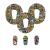 Dexcom G6 Adhesive Patches Dexcom G6 Transmitter Stickers Comic Book 3-Pack Waterproof Dexcom Patches CGM Tape - Glucomart