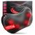 Wellax - massage pillow with heat function & 360 rotation - Shiatsu neck massage device with 3 speeds for shoulders & back - including extension belt - Neck massage black