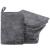 ZOLLNER24 set of 9 microfiber washcloths 16x21 cm anthracite grey 16x21 cm