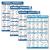 Palace Learning 4 pieces-dumbbell workout poster volume 1 2 and 3 + body weight exercise table-set with 4 posters (laminated 45.7 x 61 cm) laminated 18 "x 24"