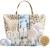 Spa Gift Baskets, Spa Luxetique Spa Gifts for Women, 15pcs Spa Gift Set Includes Bath Bombs, Essential Oil, Hand Cream, Bath Salt and Luxury Tote Bag, Gift for Women