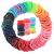 200PCS Baby Toddler Hair Ties, Multicolor Elastic Hair Ties, No Crease Hair Elastics Small Ponytail Holders Hair Ties for Kids Girls A1