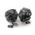 1541 London Exfoliating Bath & Shower Body Puff/Scrunchie/Buffer TWIN PACK (Olive Black)