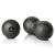 Bodymate set made of fascia ball (diameter 8cm) and fascia duo ball (8x16cm) black self-massage ball for fascia training set single and duo ball 8cm