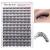 Pawotence Individual Eyelashes 30D Curl Natural Cluster Lashes Individual Cluster 280pcs 8-15mm Mix Eyelash Clusters Lash Extensions for Self Application at Home(30D-0.07D-8-15MIX)