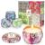 Onlywax 4 x 125 Grams Scented Candles Soy Wax Aromatherapy Candle Gift Set for Women Rose Lavender Vanilla Lemongrass