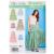 Simplicity 1110 Learn to Sew Tiered Skirt Sewing Pattern for Women, Sizes XXS-XXL