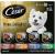 CESAR HOME DELIGHTS Soft Wet Dog Food Pot Roast & Vegetable, Beef Stew, Turkey Potato & Green Bean, and Hearth Chicken & Noodle Variety Pack, (24) 3.5 oz. Easy Peel Trays