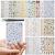 Nail Stickers  24 Stickers for Nails Art  Self Adhesive Nail Art Sticker Decals  Nail Supplies kit Large Sheets