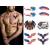 Eagle 10 sheets Temporary Tattoos for Adults Men Women Feather America Flag Abstract Independence Day Usa Flags Flying Wing Bald Breaking Through a Wall Fake Tattoo Kits Sets For Neck Arm Hands Leg