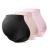 SUNNYBUY Women's Maternity High Waist Underwear Pregnancy Seamless Soft Hipster Panties Over Bump L Blackskinpink 3-pk