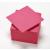 Le Nappage - paper napkiert Tex Touch - Color Pink - FSC -certified napkins - recyclable and biodegradable - pack with 50 pink napkins size 24 x 24 cm foxie 25cm x 24cm