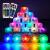 HL Submersible Led Lights Mini Waterproof RGB Tealight Multi Color with Remote Control Lasting 60 Hours for Aquarium Hot Tub Pond Pool Base Vase Garden Wedding Party (20pc-RGB)