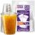 100 Sets - 16 oz. Clear Plastic Cups with Straw Slot Lid, PET Crystal Clear Disposable 16oz Plastic Cups with lids