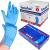 SunnyCare 1000 8201 Blue Nitrile Medical Exam Gloves Powder Free Chemo-Rated (Non Vinyl Latex) 100/box 10boxes/case Size: Small