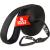 Dog is K nig drag line for dogs - long dog leash 10m with grip cushion - running leash for dogs with safety carabiners for successful dog training including eBook Length: 10m / width: 2.5cm / strength: 1.5mm black