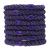 L. Erickson Grab & Go Ponytail Holders Purple Set of Eight - Exceptionally Secure with Gentle Hold